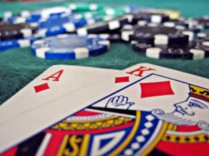 playing blackjack